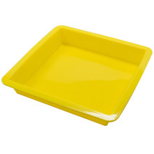 Amazon Vendor Premium Silicone Nonstick Square Cake Moules Pans Jaune